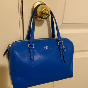 Bright Blue Coach Bag